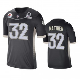 Tröjor Kansas City Chiefs Tyrann Mathieu 32 Game Anthracite 2021 AFC Pro Bowl - Män